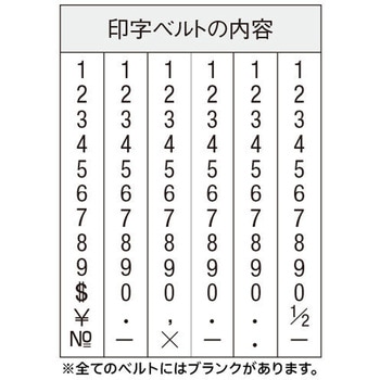 エルゴグリップ 欧文6連 シヤチハタ