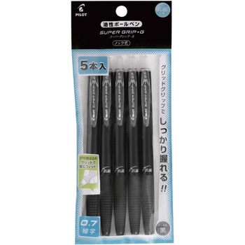 スーパーグリップGノック式 抗菌仕様0.7 5本入 パイロット