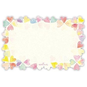 ミニメッセージカード ダイカット ハートII 日本ホールマーク