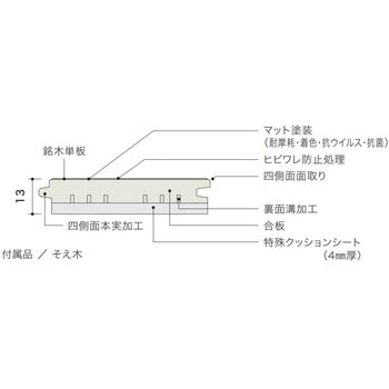 エアリスα ネダレスHLBF LL45 朝日ウッドテック