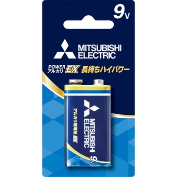 アルカリ乾電池 EXRシリーズ 角形9V 三菱電機