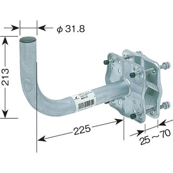 BS110℃Sアンテナベランダ金具キット