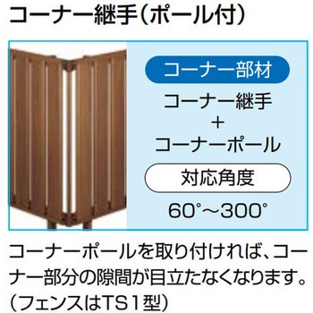 フェンスAA(木調) YS3型 (T-12) TOEX(LIXIL)