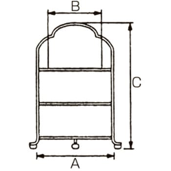 ENDO 18-8 ハイティースタンド2段 - ホワイトサム