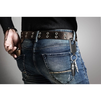 Apple社正規認定品 iPhone専用カラビナ付きサーチタグ - HAC