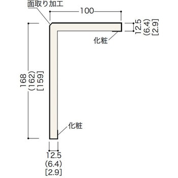 後仕上げタイプ上り框(付け框兼用) 12mm厚 ノダ