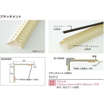 アタッチメント出隅用 リリカラ