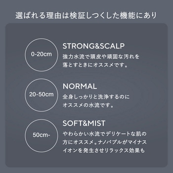 エスパイラル シャワーヘッド espiral