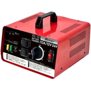 バッテリー充電器 12-24V 12A DC12/24V対応 充電電流：12A 普通自動車～農機・小型船舶 Meltec(大自工業)
