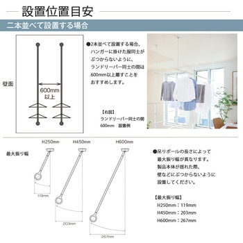 ランドリーバー LB-1 セット TOSO