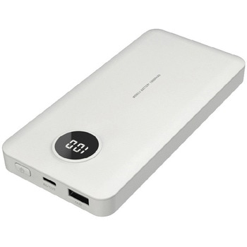 PD20W モバイルバッテリー10000 ホワイト - 多摩電子
