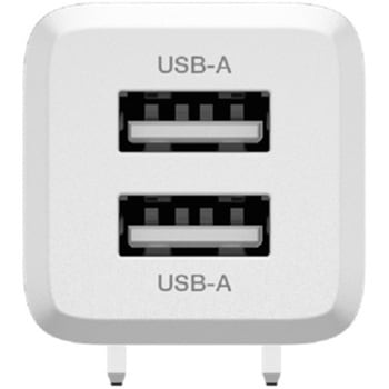 コンセントチャージャー 2.4A ホワイト 多摩電子