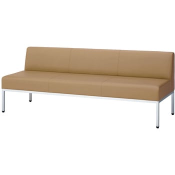 LS-150 ロビーチェア 3人用 背付肘なし プラス(家具)