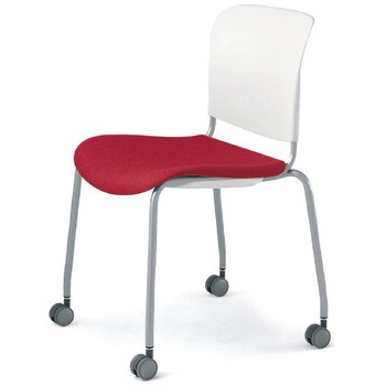 MC-F63SEH RD �~�[�e�B���O�`�F�A �t�B�g�i �L���X�^�[�r �v���X[�Ƌ�] �s�� �ގ��X�`�[���p�C�v/�����ĕt�h���r 58726063