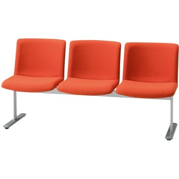 LS-270 ロビーチェア 3人用 背付 プラス(家具)