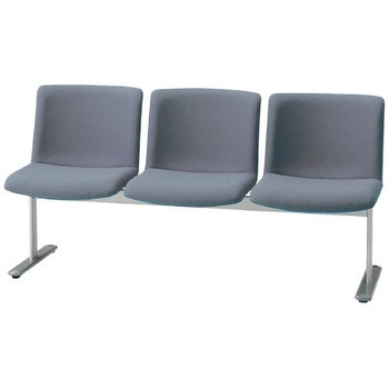 LS-270 ロビーチェア 3人用 背付 プラス(家具)