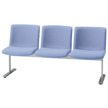 LS-270 ロビーチェア 3人用 背付 プラス(家具)