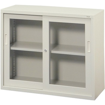 KR 引違い書庫(ガラス戸) プラス(家具)