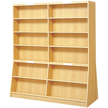 傾斜書架(両面型) PLUS(プラス)[文具] マガジンラック 【通販モノタロウ】