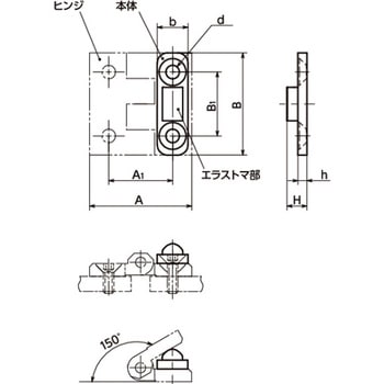 NBK ヒンジ NBK(鍋屋バイテック会社)