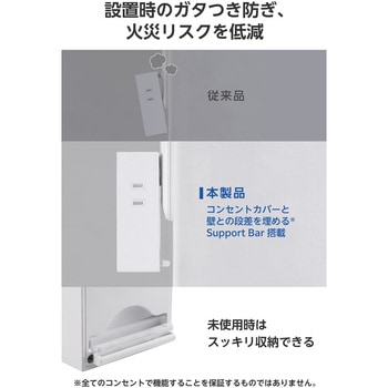 電源タップ USB直挿し (コンセント 3口 Type-C×1 USB-A×2) コンパクト 雷ガード ほこり防止シャッター エレコム