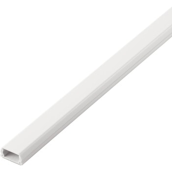 配線カバー 壁用 モール (長さ1m×幅21mm) フラット 配線隠し ケーブルカバー 設置用テープ付き エレコム