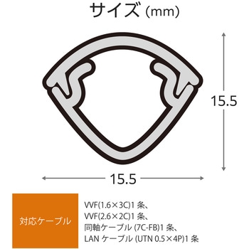 配線カバー コーナー モール ( 長さ1m × 幅15.5mm ) 配線隠し ケーブルカバー エレコム