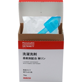 洗濯洗剤 柔軟剤配合 粉末タイプ モノタロウ