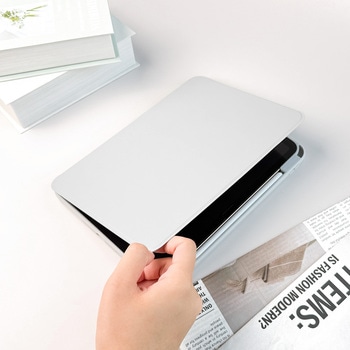 11インチiPad (A16)/iPad (第10世代) 360度回転スタンド機能 背面クリアフラップケース オートスリープ機能 Apple Pencilホルダー付 Smart Stock