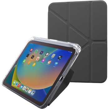 iPad mini (A17 Pro/第6世代) 縦横スタンド可能 背面クリアフラップケース オートスリープ機能 Apple Pencilホルダー付 - Smart Stock