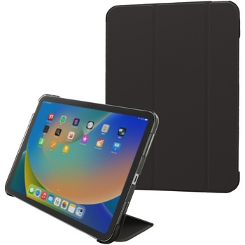 11インチiPad (A16)/iPad (第10世代) スタンド機能 背面ハーフクリアフラップケース オートスリープ機能 Smart Stock