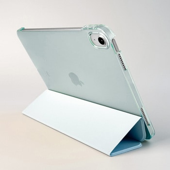 11インチiPad (A16)/iPad (第10世代) スタンド機能 背面ハーフクリアフラップケース オートスリープ機能 Smart Stock