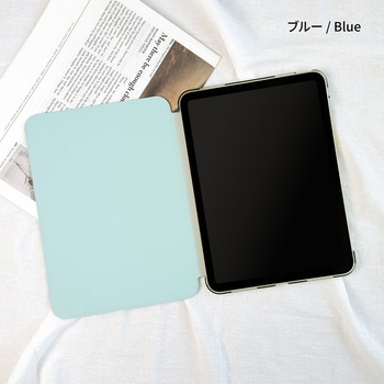 11インチiPad (A16)/iPad (第10世代) スタンド機能 背面ハーフクリアフラップケース オートスリープ機能 Smart Stock