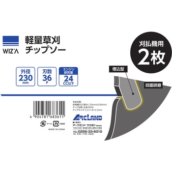 草刈チップソー WIZ'A