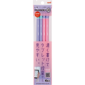 タブレット授業鉛筆2B 4P uni(三菱鉛筆)