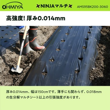 穴あきNINJAマルチ オーミヤ