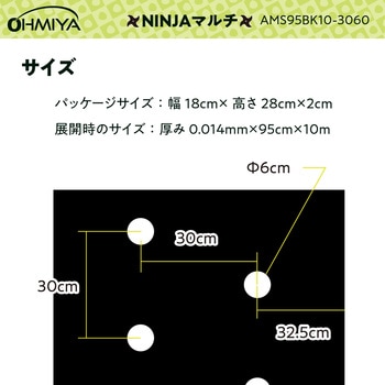 穴あきNINJAマルチ オーミヤ