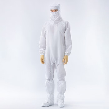 フード一体型クリーンスーツ(股下ファスナー) アドクリーン