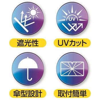 トラック&ワンBOX用 傘シェード JB(日本ボデーパーツ工業)