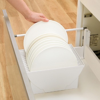 トトノ 引き出し用 ディッシュスタンドR ワイド Richell(リッチェル)