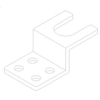 SQ 床固定金具 - プラス[家具]