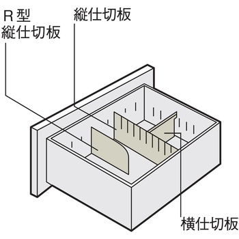 LX-5 横仕切板 プラス(家具)
