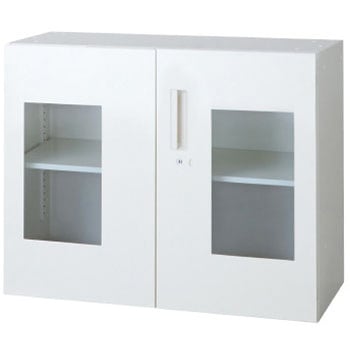L6 スタンダードタイプ ガラス両開き保管庫(連結サービス付き) プラス(家具)