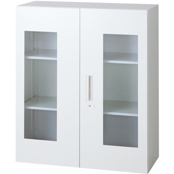 L6 スタンダードタイプ ガラス両開き保管庫(連結サービス付き) プラス(家具)