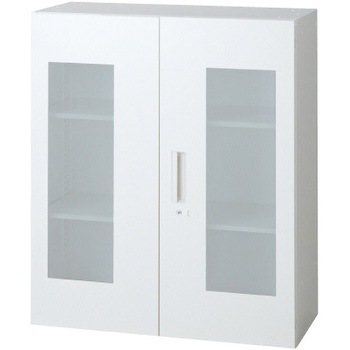L6 スタンダードタイプ ガラス両開き保管庫(連結サービス付き) プラス(家具)