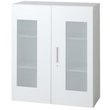 L6 スタンダードタイプ ガラス両開き保管庫(連結サービス付き) プラス(家具)
