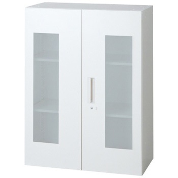 L6 スタンダードタイプ ガラス両開き保管庫(連結サービス付き) プラス(家具)