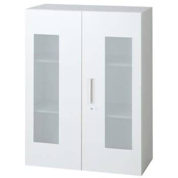 L6 スタンダードタイプ ガラス両開き保管庫(連結サービス付き) プラス(家具)