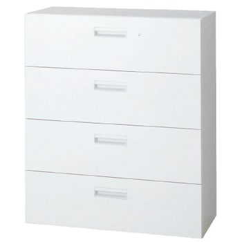 L6 スタンダードタイプ ラテラルファイリングキャビネット(4段)(連結サービスなし) プラス(家具)