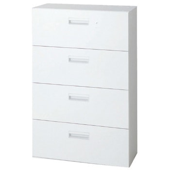 L6 スタンダードタイプ ラテラルファイリングキャビネット(4段)(連結サービスなし) プラス(家具)